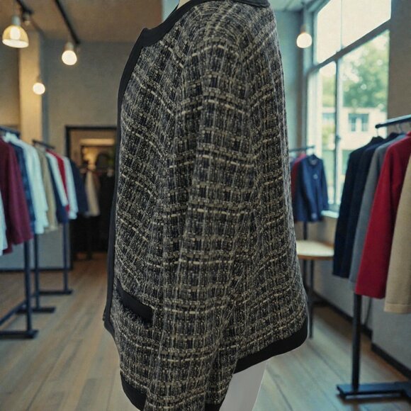 Talbots Tweed Jacket – Blue, Fully Lined – NWT – Size 18W - Picture 6 of 16